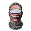 3D Face Printed Old Man Balaclava Face Mask Paisley Print Funny Face Funny Ski Mask Full Coverage Elastic Winter Mask Cover