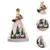 Christmas Tree Music Box with Light Musical Decoration Creative Ornament Xmas