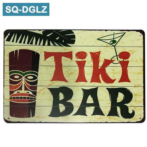 [SQ-DGLZ]Bar Open Time Metal Sign Bar Wall Decor Vintage Metal Crafts Home Decor Painting Plaques Art Poster