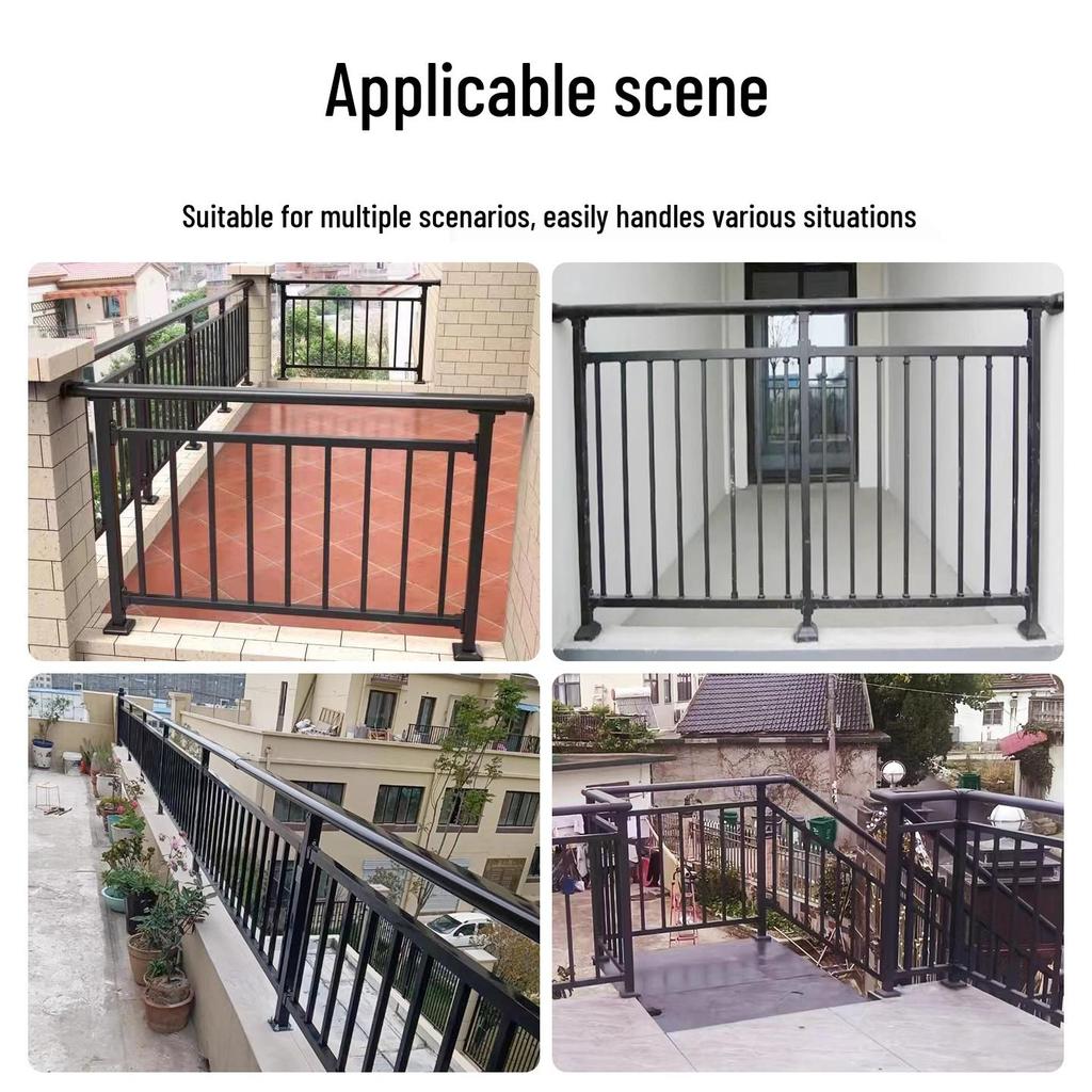 Indywidualne Balustrady Balkonowe i Tarasowe Zewnętrzne: Rzymska Kolumna Aluminiowa Artystyczna Poręcz Schodowa i Stal Cynkowana Balustrada.