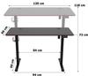 Shadow Gamer Electric Gaming Desk 2.0 LED RGB 120 Cm