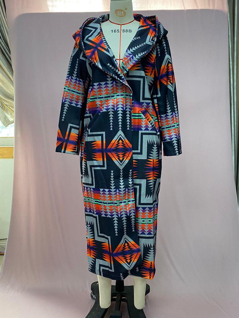 2025 Herbst/Winter Damen Nischendesign Langer Windbreaker