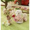 Sylvanian Families EPOCH Twin Sheep Dolls ST Mark Certified Toy for Dollhouse Ages 3 and Up