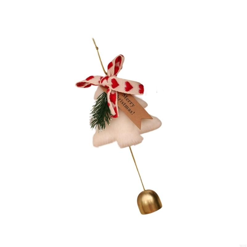 Festival Fabric Bells Hanging Decorations Christmas Tree Ornament for Christmas Wedding Birthday Indoor and Outdoor M68E