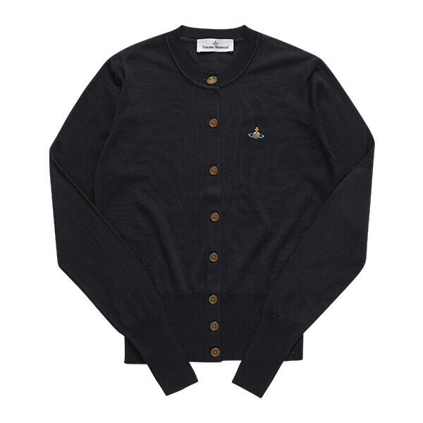 Vivienne WeStwood Women S Cardigan Beare Orb Logo Wool Silk 1803002p Y001a N402