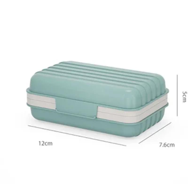 

Bathroom Soap Dish With Lid Home Plastic Soap Box Keeps Soap Dry Travel Essentials
