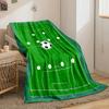 Soccer field layout with player positions and a ball in the center circle. for all seasons blanket lunch break throw gift