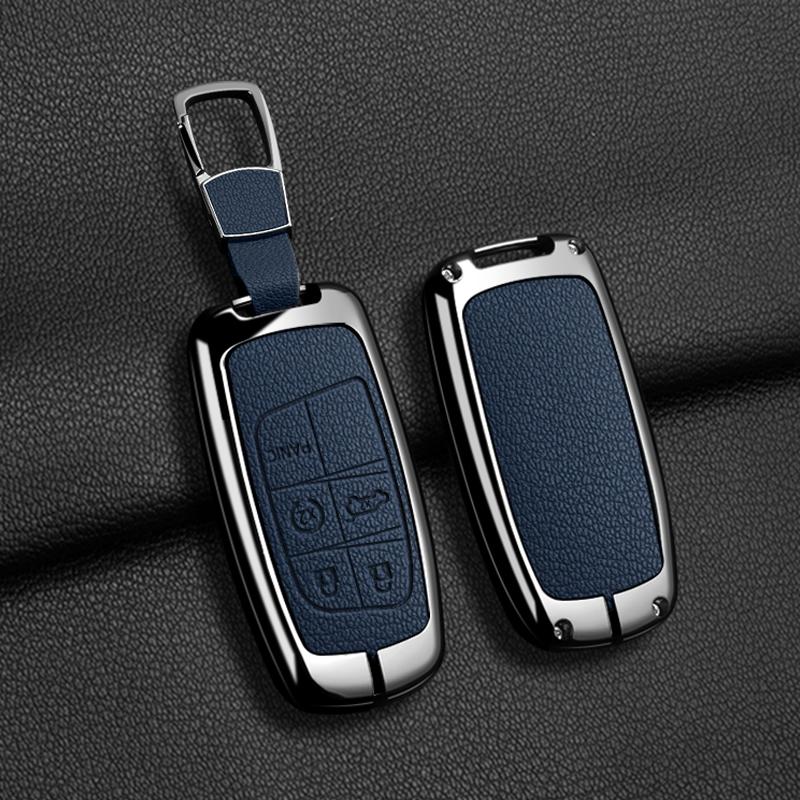 Metal Car Smart Key Case Cover Remote Control Protection Keyless Holder Fob Shell For Fiat Freemont Toro 500L 500X 2016-2018