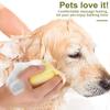 Non-toxic Pet Bath Brush with Massage Bristles, Detachable Design, Built-in Storage, Suitable for Cats and Dogs
