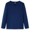 T-shirt enfants manches longues bleu marine 5 dimensions disponibles