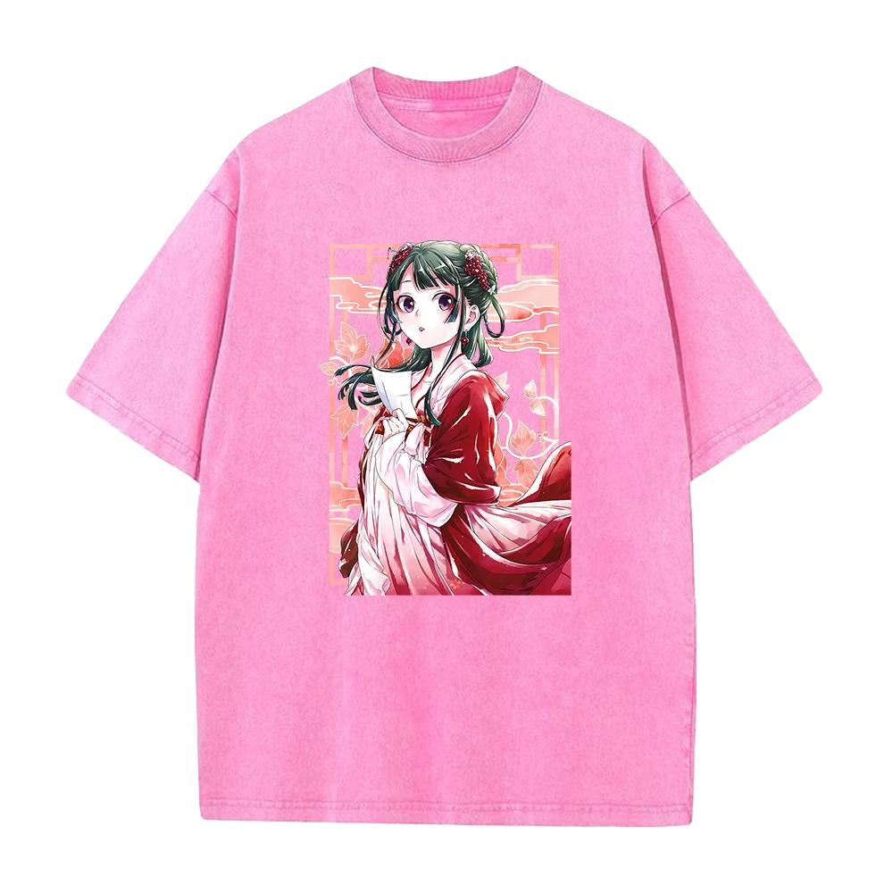Maglietta Anime The Apothecary Diaries Stampa Maomao T-Shirt Donna Uomo Abbigliamento Harajuku Estiva Manica Corta Top in Cotone