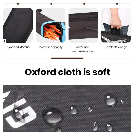 Portable Arrow Bag with Handle Oxford Cloth Waterproof Large Capacity Archery Arrow Quiver Case Carrying Pouch Shoot Hunting Accessories