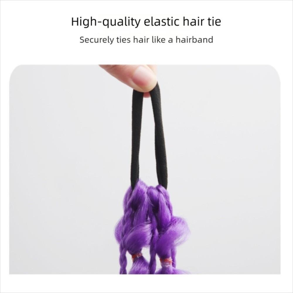 Colorful Twist Braid Bulk Lantern Braid Braided Ponytails Natural Bubble Jumbo Braid  for Women