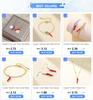 Cazador Red Color Enamel Italian Horn Necklace Gold Color Stainless Steel Necklaces Protection Jewelry Mother's Day Gifts
