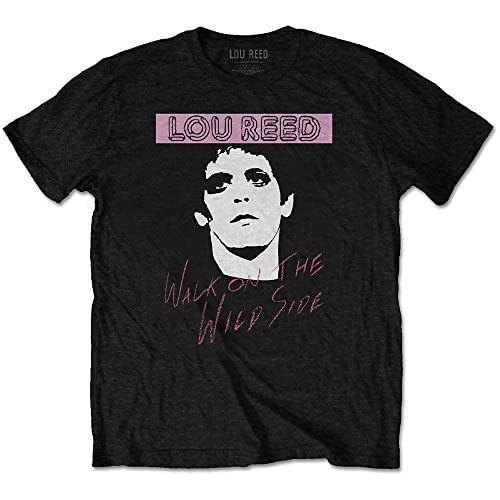 Lou Reed T Shirt Walk On The Wild Side Official Mens Black S 4XL