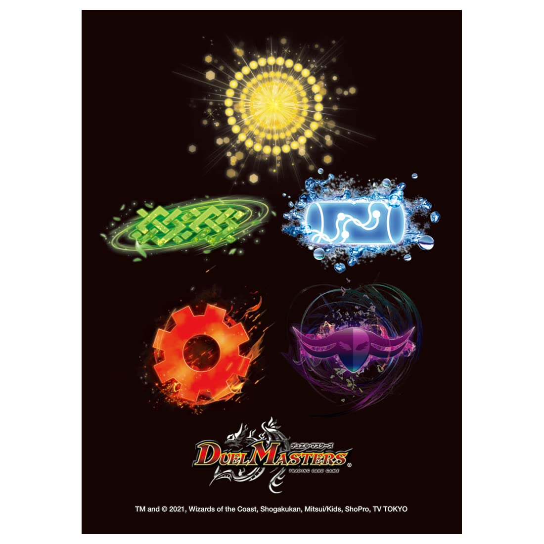 Takara Tomy Duel Masters DX Card Sleeves 5 Civilizations Version
