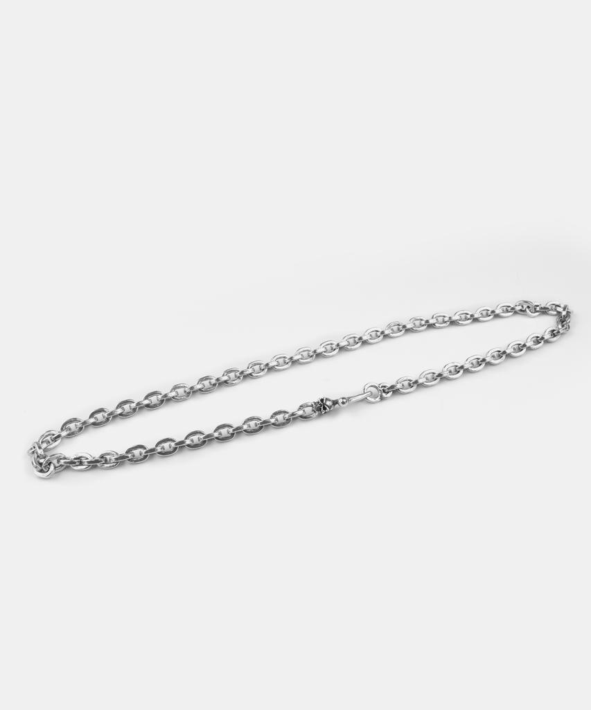 Sheen666 578 Silver Necklace Skull Hook