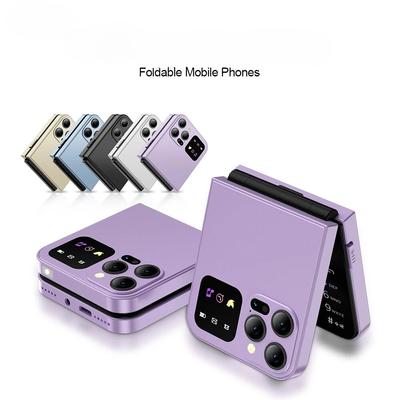 2,4" Faltbares Mobiltelefon Auto FM Radio Anrufaufzeichnung Kurzwahl Magische Stimme Dual-SIM GSM Entsperrt Faltbare Handys Backup-Telefon