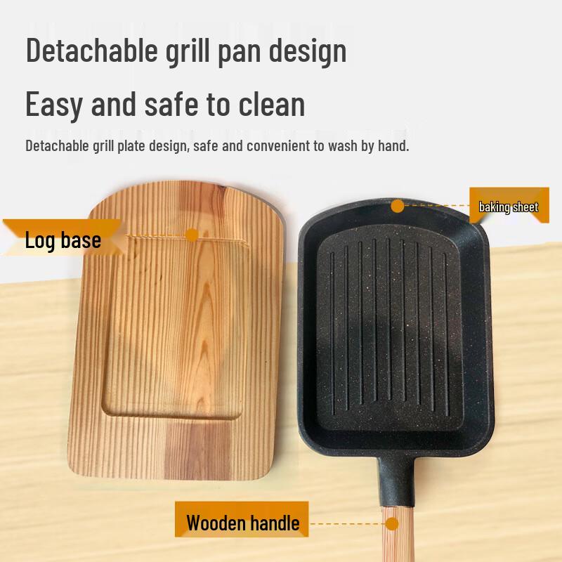 Commercial Non-stick Japanese/Korean Style Grill Pan