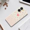 For Xiaomi Redmi Turbo 4 5G/Poco X7 Pro 5G Case Pink Love Pattern Printing Straight Edge TPU Phone Back Cover