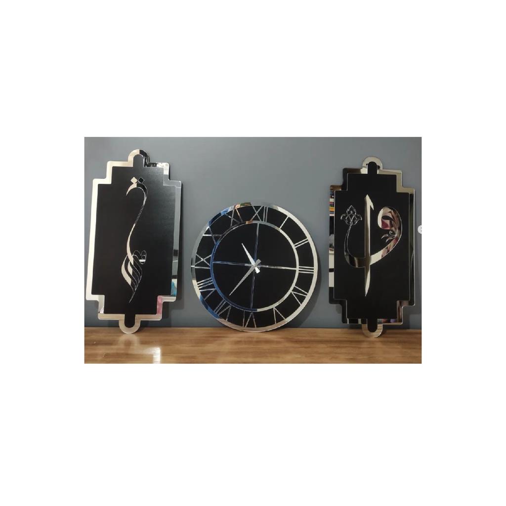 Wanduhr und Gemälde