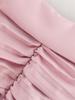2026 Pink Draping Balloon Mini Camisole Dress - European & American Style Women's Fashion.