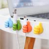Thumb Hook Cable Organizer – Creative, Cute, Sticky, Punch-Free Solution for Cable Storage