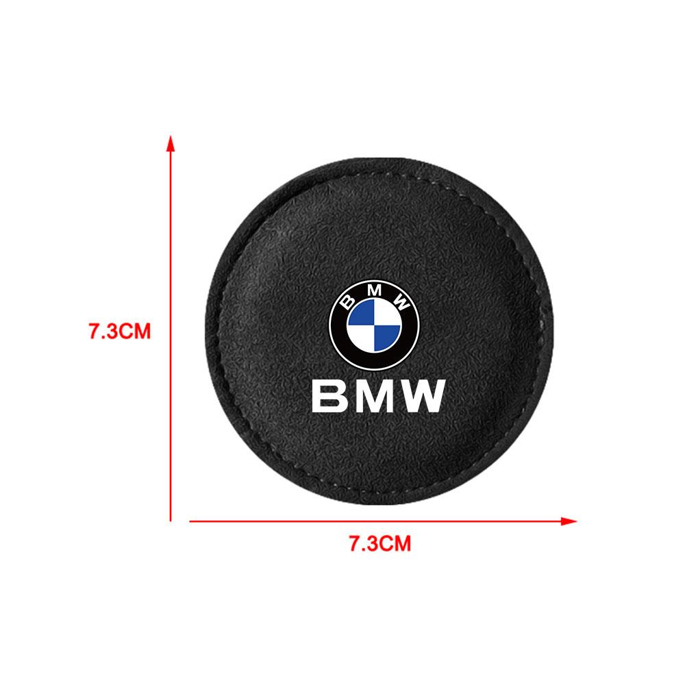 2 Peças/conjunto Porta-copos para Carro camurça Tapetes Antiderrapantes Acessórios Automotivos Para BMW M M1 M2 M3 M4 M5 M6 X5 E39 E46 E60 E90 F20 E60 F30 E36