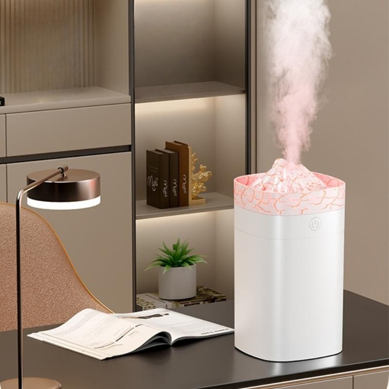 Simulated Flame Essential Oil Diffuser with Light Flame Aromatic Diffuser Aromatic Diffuser for Home Bedroom Office