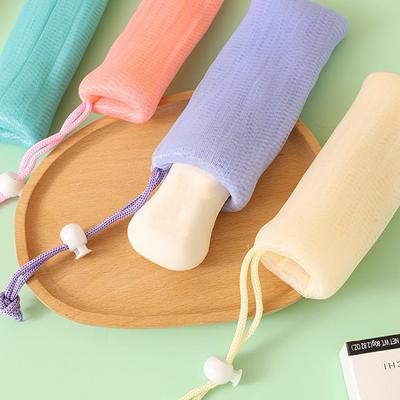 Cleanser Soap Mesh Bags Bath Washing Tools Body Cleansing Nets Soap Foaming Net Pe Bubble Helper Mesh Wash Face