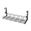 Xiaomi Under Desk Cable Management Tray Metal Wire Organizer No Drill Power Strip Holder Storage Rack for Computer Desk Office Router