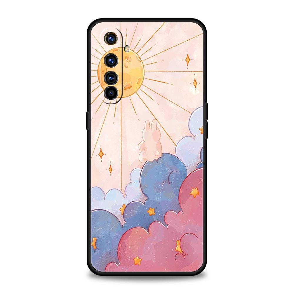 Cute Cartoon Candy Painted Phone Case For Realme 12 11 10 9 8 5G 7 6 GT5 GT3 GT2 Pro Plus C21 C11 C25 C35 GT Neo 2 3 3T 5 Cover
