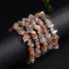 Natural Crystal Bracelet, Adjustable Original Stone and Gravel Bracelet, Irregular Gravel Bracelet, Fresh Style, Fashionable Casual Bracelet, Jewelry