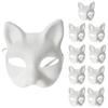 Paper Mache Masks Full Face Masks Plain White Masks Half Face Blank Paintable Masks Carnivals Masks Masquerades Masks