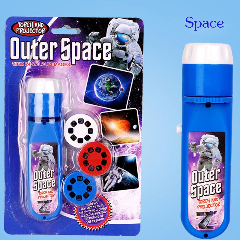 

Проекционный фонарик для детей, проектор, свет, милый мультфильм, динозавр, животное, космос, ночной фотосвет, обучение, веселые игрушки Space
