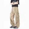 Men's new loose Japanese functional wind casual trendy brand multi-pocket overalls for