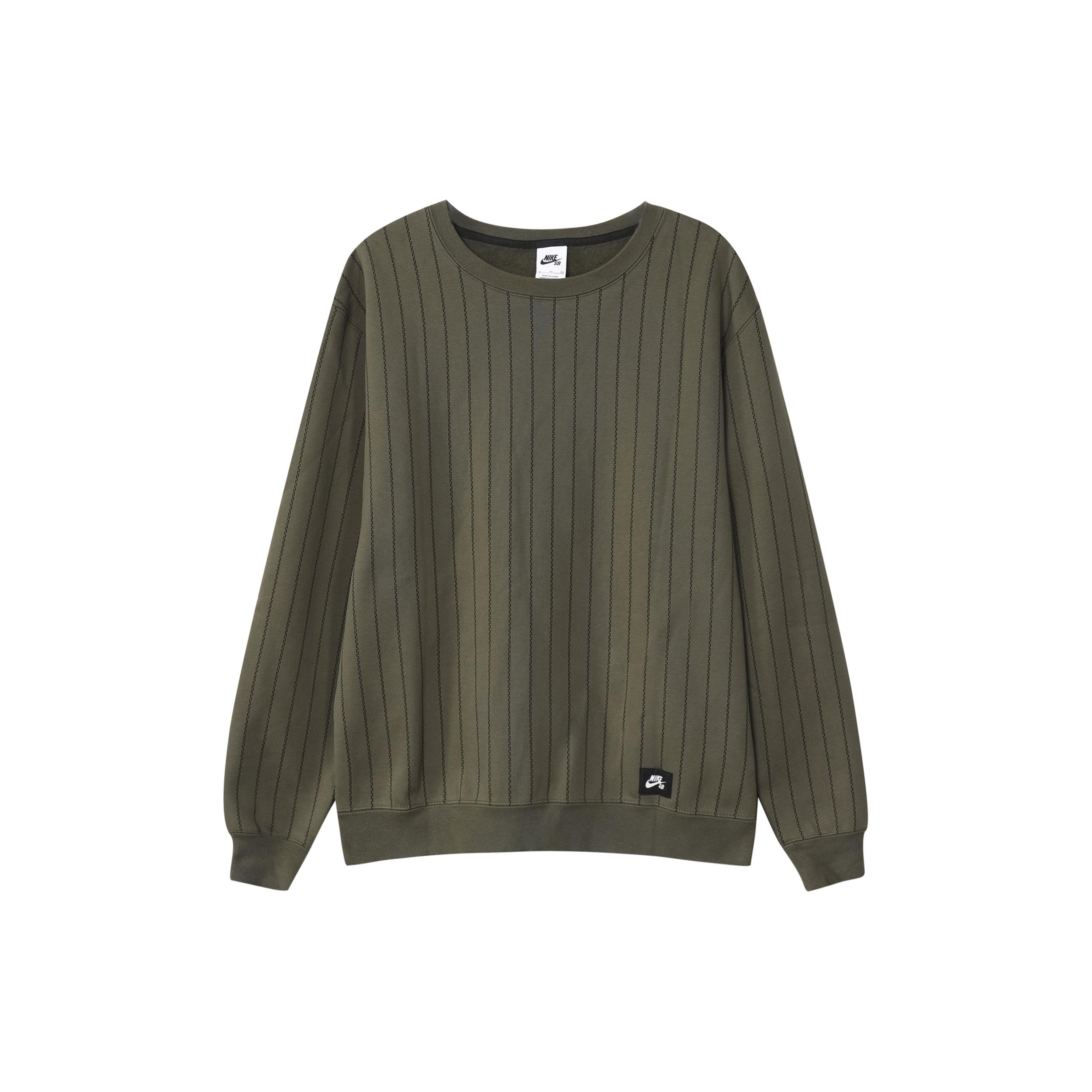 Nike Unisex SB Skateboard Round-neck Sweatshirt Green DH2637-325 S