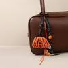Kreativer Halloween-Kürbis-Anhänger Modischer Leder-Kürbis-Taschen-Anhänger Hochwertiger Gestrickter Schlüsselanhänger-Anhänger Neue Vielseitige Geschenke