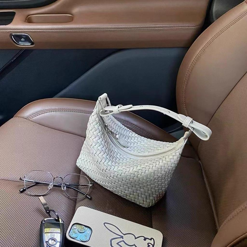 Damska modna torebka pleciona na dojazdy 2025 - wszechstronna torebka do ręki i na ramię