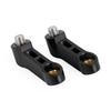 Motorcycle Plastic Mirror Extender-Riser-Extension Black 10mm - M10x1.5 For BMW
