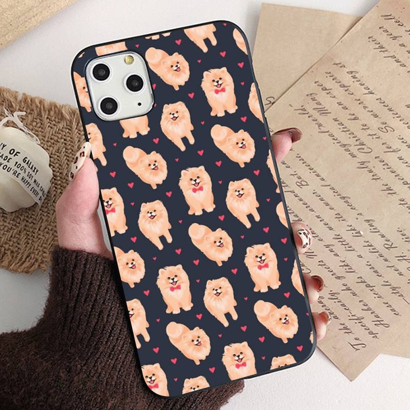 MaiYaCa Pomeranian Dogs Dog Phone Case for iPhone 11 12 13 Mini Pro XS MAX 8 7 6 6S Plus X 5S SE 2020 XR Case