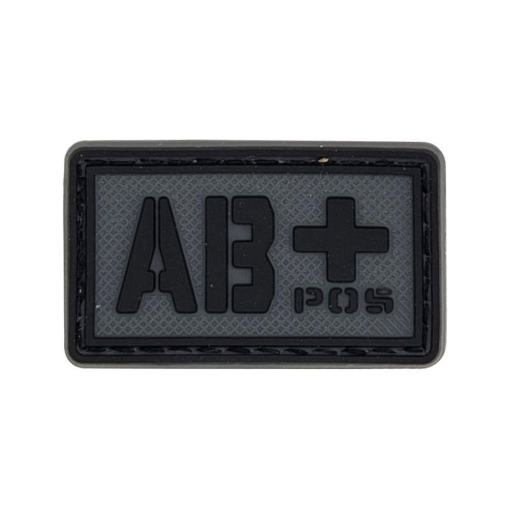 PVC Glue Stamp Blood Type Magic Sticker Embroidered Patch Emergency Armband  Helmet Decoration