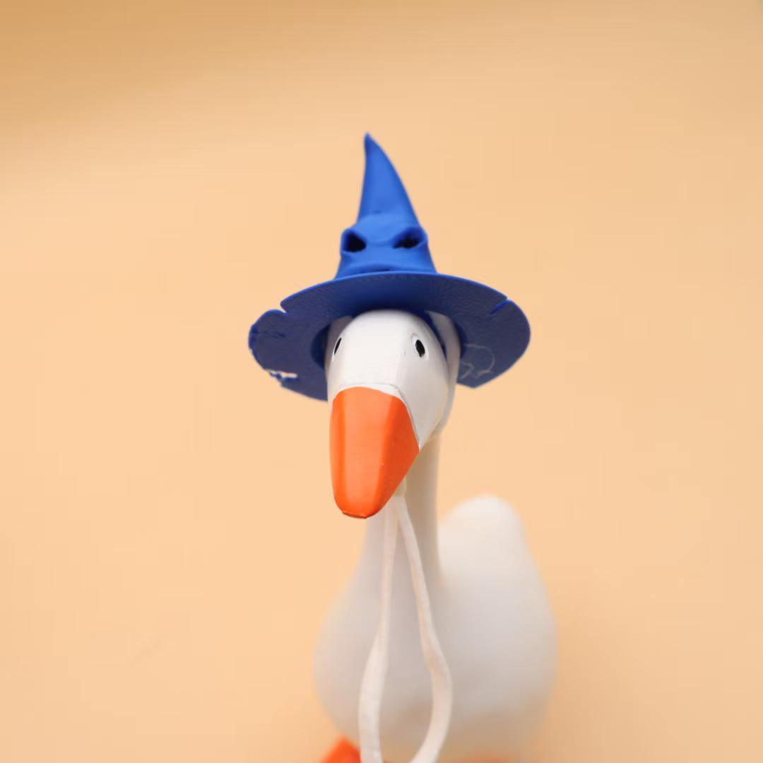 

7-inch Witch Hat for Desktop Goose or Pet Hamster - Customizable Independence Day Edition