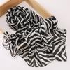 Leopard Snake Print Hijab Muslim Women Chiffon Scarf Breathable Malaysian Headscarf Wraps Shawls Tudung Bawal
