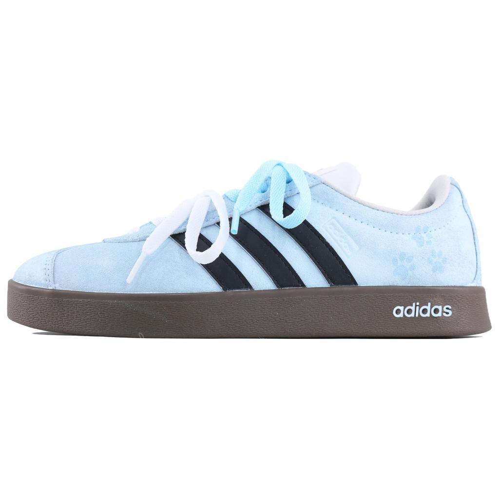 Adidas VL COURT 2.0 Lifestyle Cushioning, Wear Resistant Low top Skateboard Shoes Unisex Blue HQ1802(Team1798-)