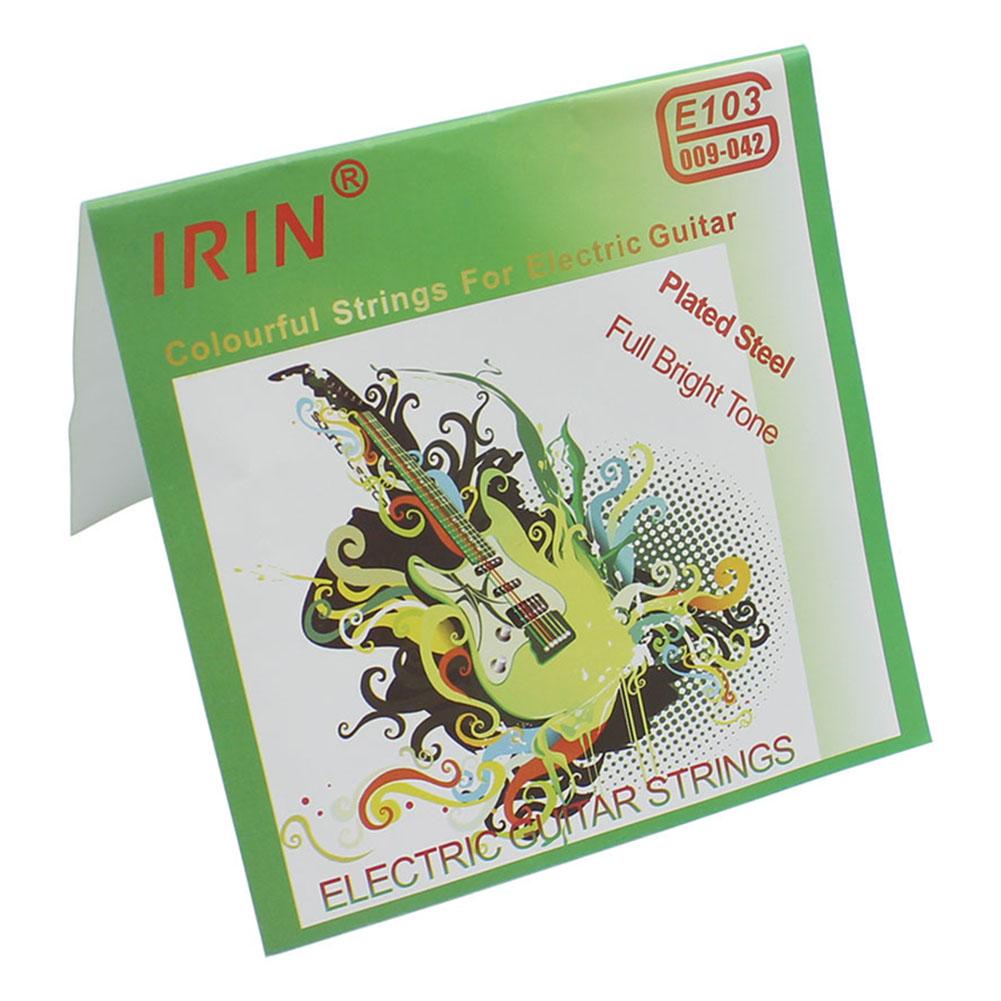 Guitar Strings Color 6 Pack E103 IRIN Electric Guitar