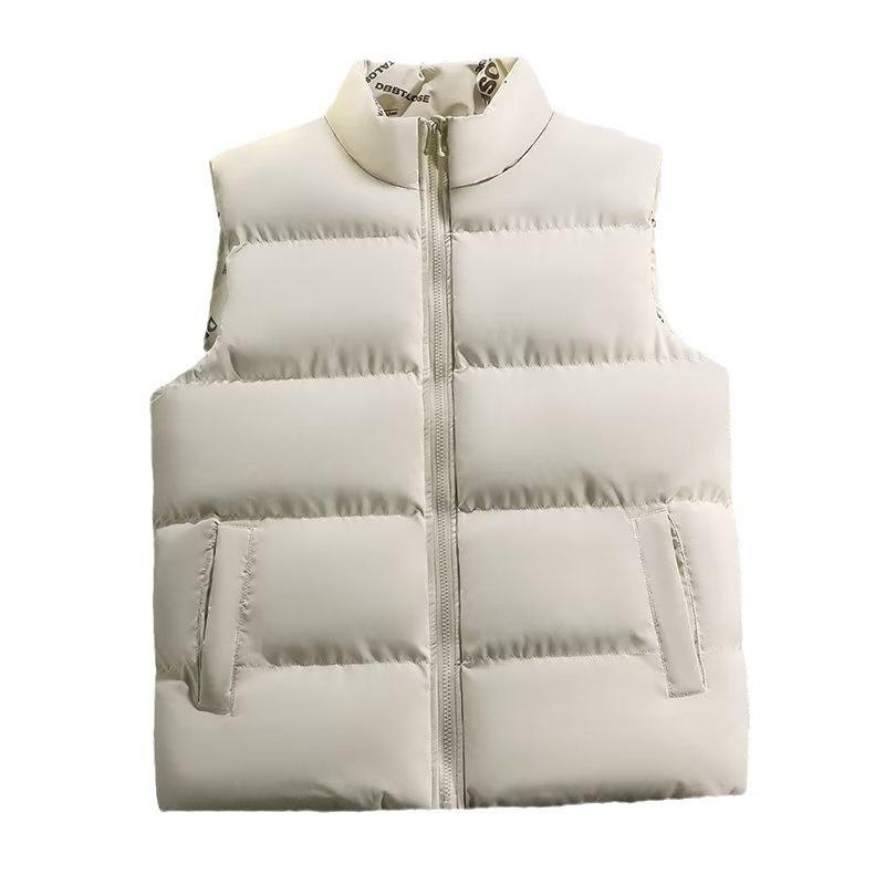 Men in double-sided vests, sleeveless, light and warm in autumn and winter, teenage students, vests, jackets, trendy brands