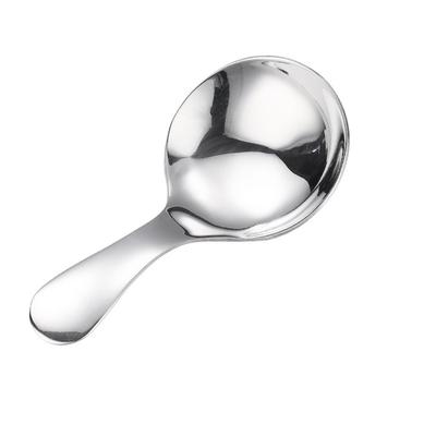 Spoon Portable Anti-rust Smooth Polished Solid Color Short Handle Sugar Pudding Dessert Ice-cream Soup Cake Teaspoon