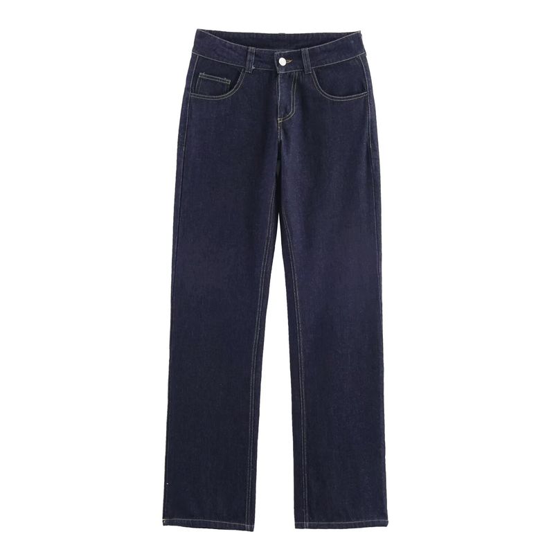 

За Осень Новая Женская одежда 2025 Западный стиль Рукав летучая мышь Куртка Джинсы 8727271 8727220 Pants L