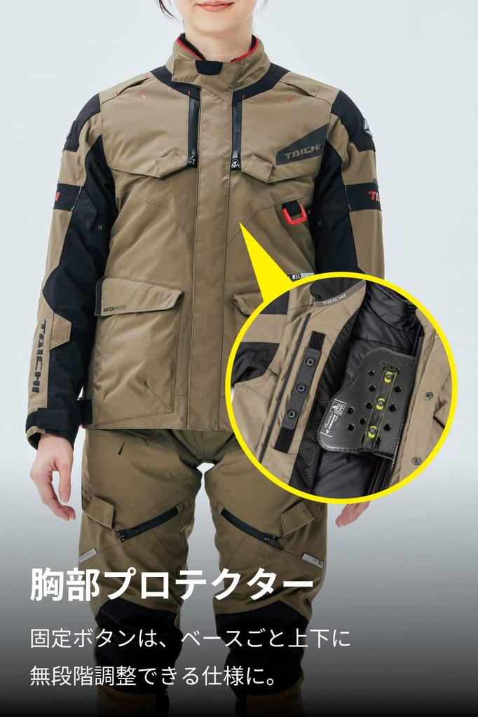 RS TAICHI Motocyklové oblečení Jezdecká bunda Vodotěsná Větruodolná Ochrana proti chladu Prodyšná CE chránič Odnímatelná vnitřní vložka v ceně DRYMASTER Compass Vše